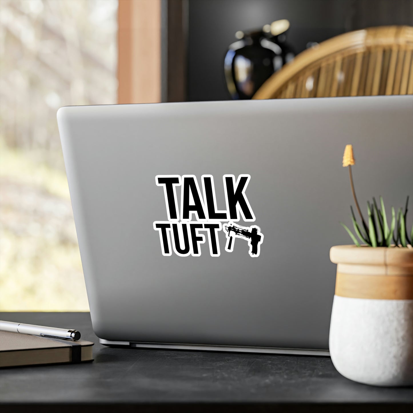 Talk Tuft Vinyl Die-Cut Stickers